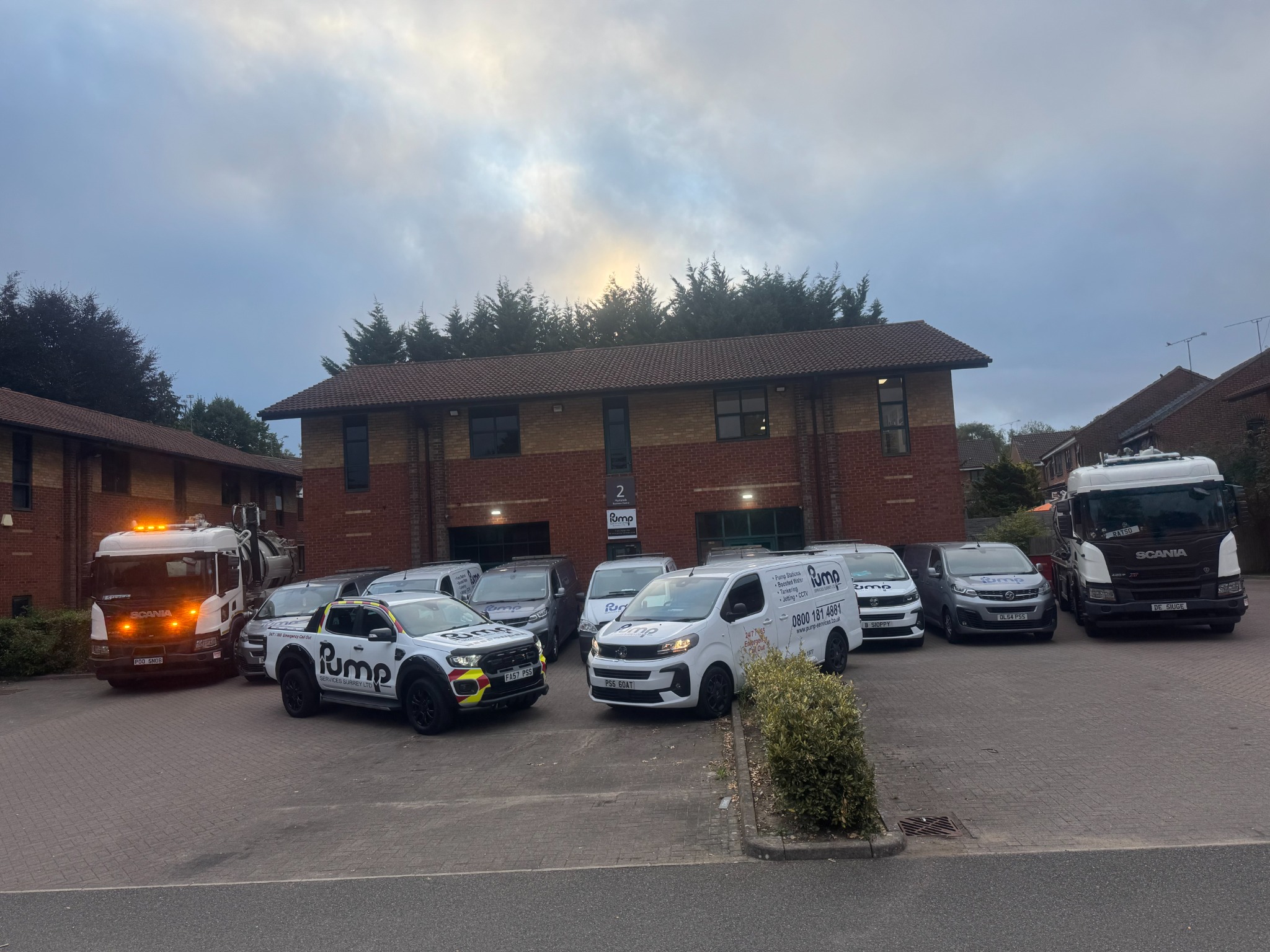 Pump Services Midlands Fleet