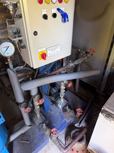 Booster set before replacement